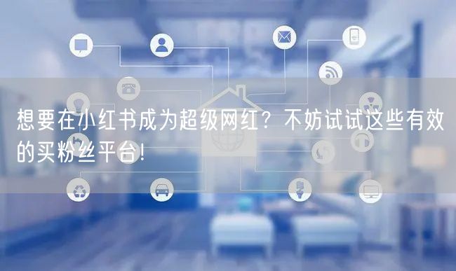 想要在小红书成为超级网红？不妨试试这些有效的买粉丝平台！