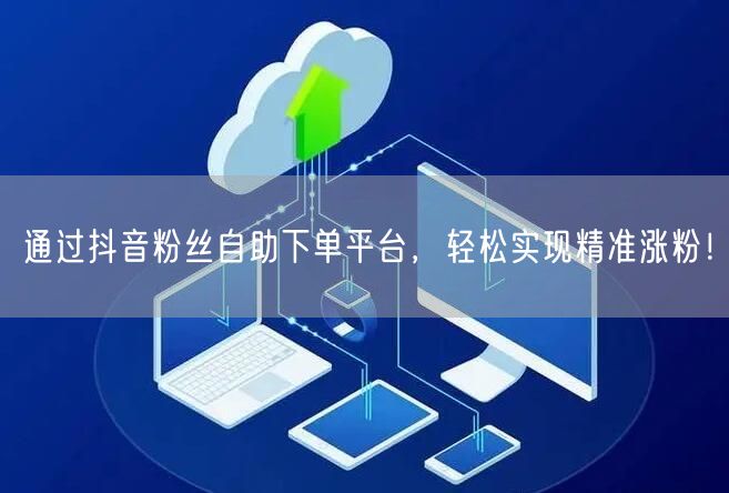 通过抖音粉丝自助下单平台，轻松实现精准涨粉！